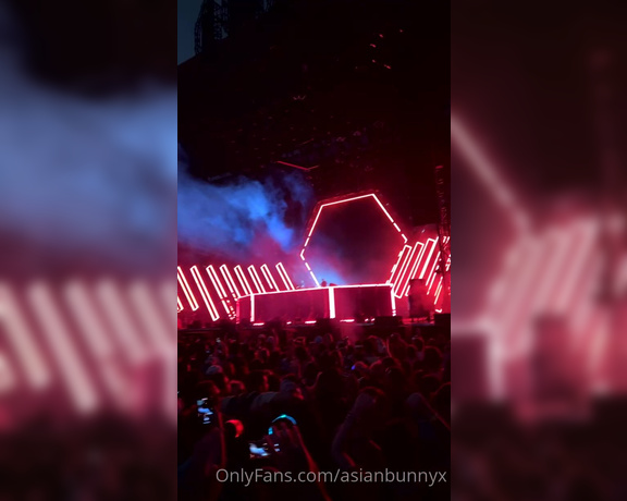 AsianBunnyx aka Asianbunnyx OnlyFans - Finally back from ultra Was my first one super psyche to see David guetta live !!!!! 2