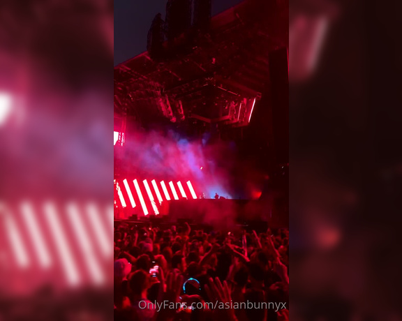 AsianBunnyx aka Asianbunnyx OnlyFans - Finally back from ultra Was my first one super psyche to see David guetta live !!!!! 2