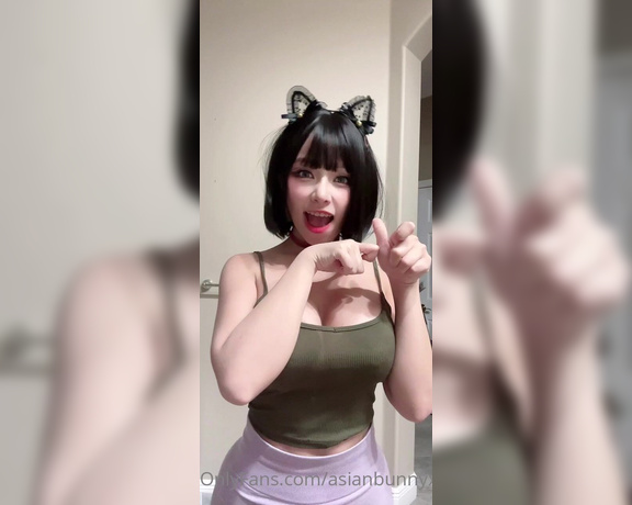 AsianBunnyx aka Asianbunnyx OnlyFans - My short hair is so cutteee () I know you wanna see it even more Lewd you perve Just be a li 1