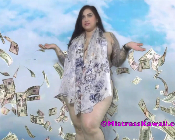 Goddess Kawaii Your Money Is Falling From The Sky