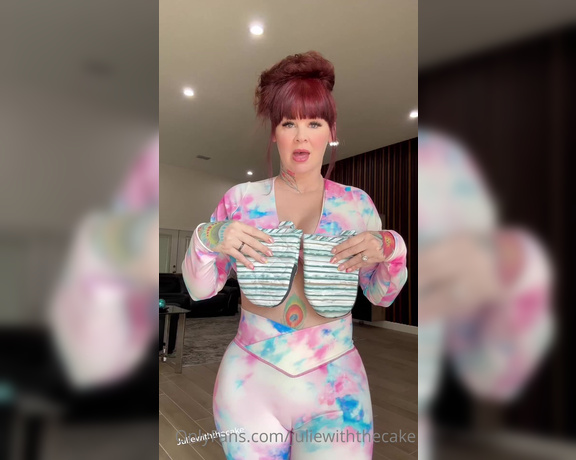 Julie With The Cake aka Juliewiththecake OnlyFans - Tip $12 if you’d like the video and photos of me testing out this outfit by doing jumping jacks  3