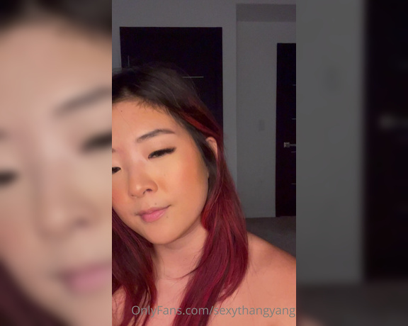 Kimberly Yang aka Sexythangyang OnlyFans - Are they red bottoms if they are in the air