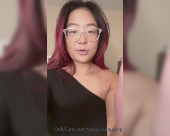 Kimberly Yang aka Sexythangyang OnlyFans - Little life update! Thanks for watching
