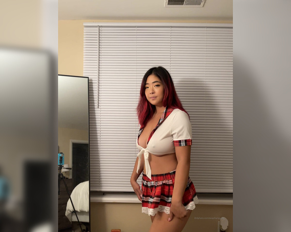 Kimberly Yang aka Sexythangyang OnlyFans - My uniform is too short