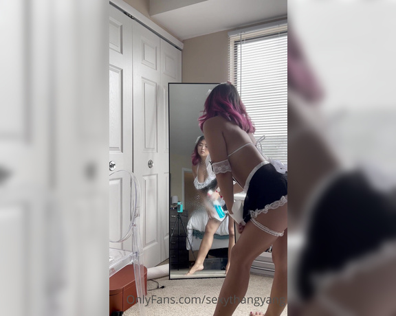 Kimberly Yang aka Sexythangyang OnlyFans - Let me clean that for you