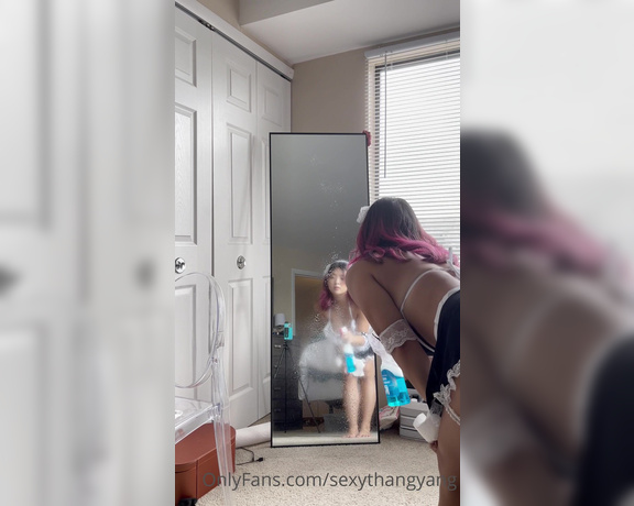 Kimberly Yang aka Sexythangyang OnlyFans - Let me clean that for you