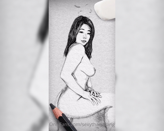 Kimberly Yang aka Sexythangyang OnlyFans - Did you get hard from a drawing