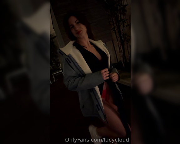 LucyCloud aka Lucycloud OnlyFans - Having some fun out last night