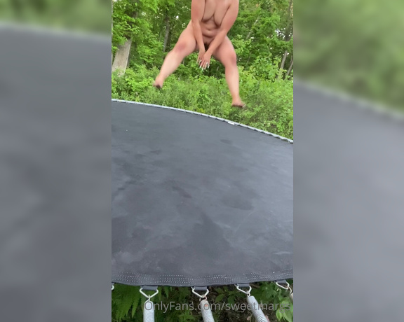 Sweet Margs aka Sweetmargs OnlyFans - Trampoline in the forest