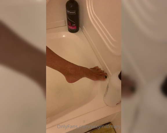 TheMaryBurke aka Themaryburke OnlyFans - Not sure if you like it, I’m naked in the shower shaving my legs Silky smooth 1
