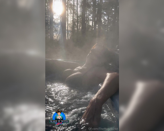 TheMaryBurke aka Themaryburke OnlyFans - Sunrise Hot Tub OF Edition