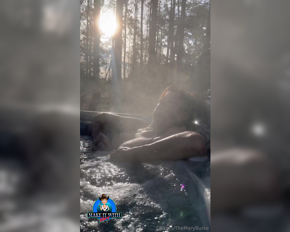 TheMaryBurke aka Themaryburke OnlyFans - Sunrise Hot Tub OF Edition