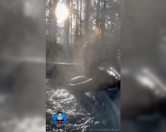 TheMaryBurke aka Themaryburke OnlyFans - Sunrise Hot Tub OF Edition