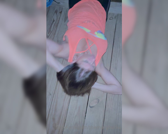 TheMaryBurke aka Themaryburke OnlyFans - Workout on the Farmers porch