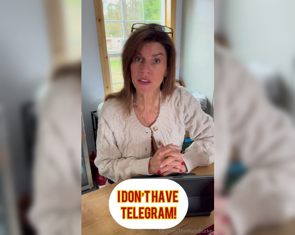 TheMaryBurke aka Themaryburke OnlyFans - Telegram scams are not