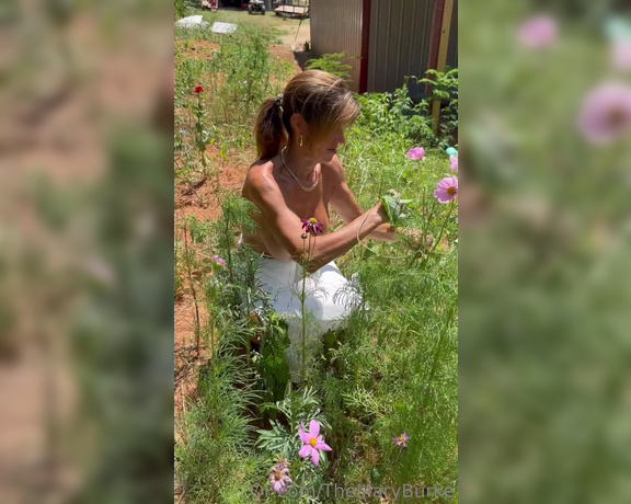 TheMaryBurke aka Themaryburke OnlyFans - Tending to my wildflower garden