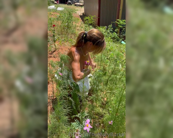 TheMaryBurke aka Themaryburke OnlyFans - Tending to my wildflower garden