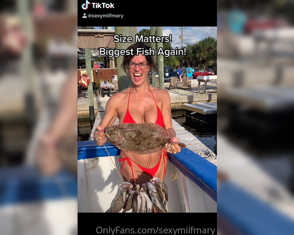 TheMaryBurke aka Themaryburke OnlyFans - Biggest fish again today