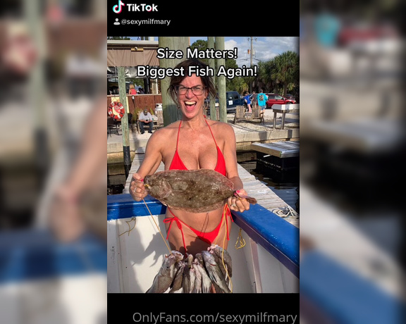 TheMaryBurke aka Themaryburke OnlyFans - Biggest fish again today