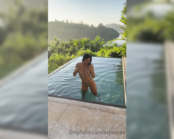 Aspen Rae aka Aspenrae OnlyFans - Join me for a morning dip Its so peaceful, and the birds sound so lovely!