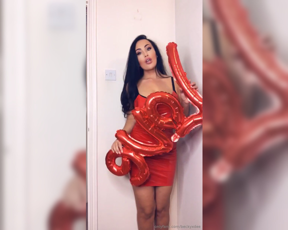 BeckyDee aka Beckyxdee OnlyFans - Got to love a bit of Red PVC on valentines