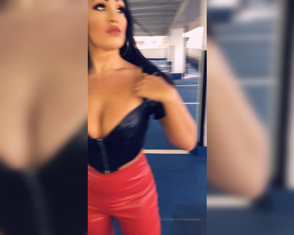 BeckyDee aka Beckyxdee OnlyFans - Oooo all the Leather an PVC