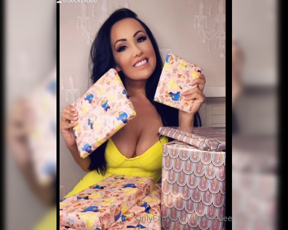 BeckyDee aka Beckyxdee OnlyFans - Thank you for all your gifts an tributes so far guys for my Birthday means alot