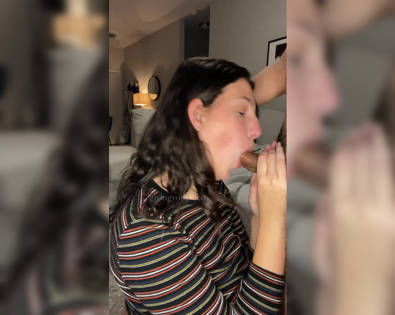 Grace aka Givingyougrace OnlyFans - Nothing like giving a blowjob to unwind for the night