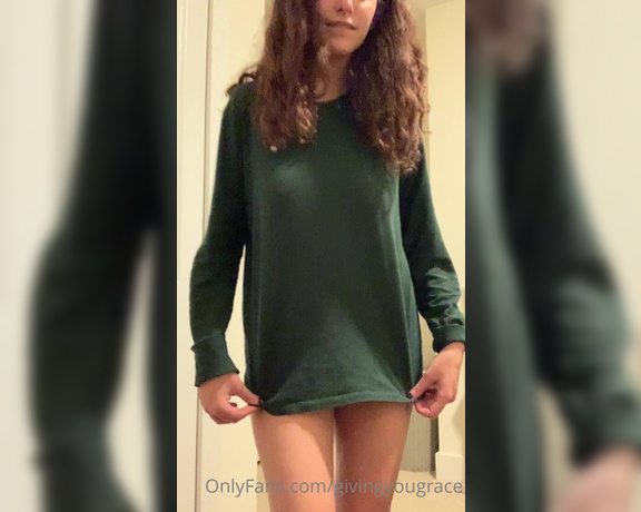 Grace aka Givingyougrace OnlyFans - Sorry for the late post, just about to head to bed (in only this) ) expect a bg video tomorrow