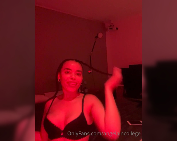 Angela aka Angelaincollege OnlyFans - Can you tell this is my favorite song dancing is my favorite way to unwind trust me, it’s bette