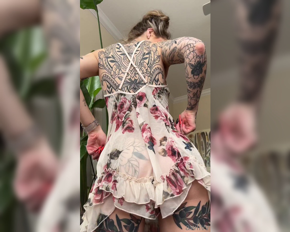 awlivv aka Awlivv OnlyFans - Celebrating shakeass sunday in my fave lil see through dress, swipe to watch them cheeks bounce 2