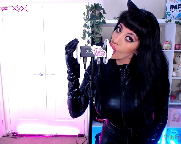 Cleo Patra aka Livecleo OnlyFans - CATWOMAN (pt 14)  ASMR EAR LICKING EYE CONTACT Imagine me licking your balls To Be Continued Part 2