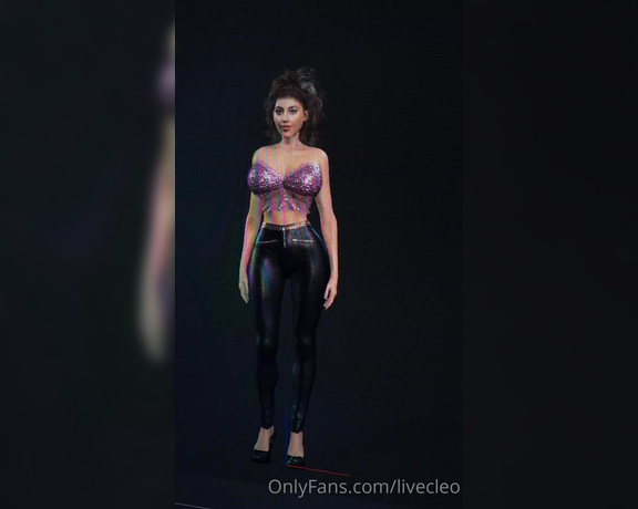 Cleo Patra aka Livecleo OnlyFans - 3D character VS Me Which one do you prefer
