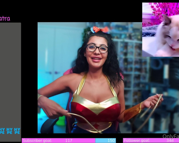 Cleo Patra aka Livecleo OnlyFans - Tits After Twitch #9 JOI with Wonder Woman