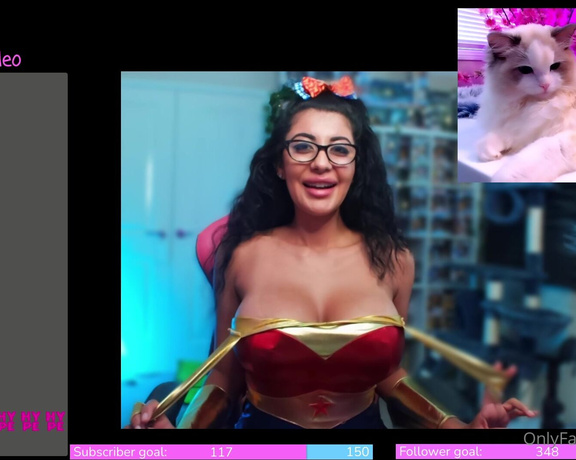 Cleo Patra aka Livecleo OnlyFans - Tits After Twitch #9 JOI with Wonder Woman