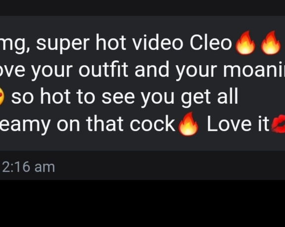 Cleo Patra aka Livecleo OnlyFans - Have you watched the video yet Check your