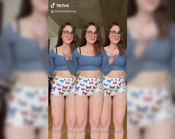 Kayla aka Butternutgiraffe OnlyFans - I have a new tiktok I just don’t want to post it publicly