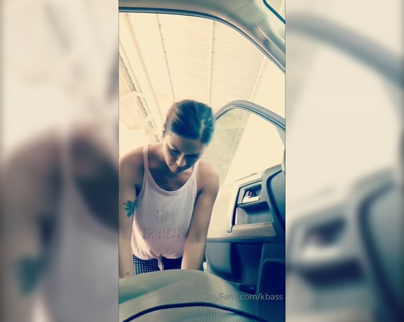 kbass2.0 aka Kbass OnlyFans - Going through the car wash after working out at the gym