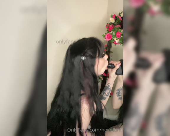 vngel aka Hexmami OnlyFans - Just a quick sloppppppy bj for you , did i mention sloppy