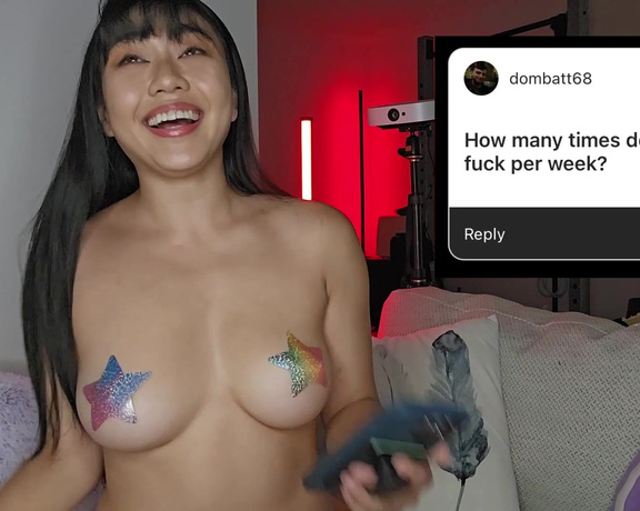 Allecakes aka Allecakes OnlyFans - Did an AMA on the insta and you guys asked so many naughty fucking questions Im not allowed to