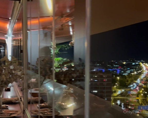 Eva Lex aka Hotwifespain OnlyFans - Im always hungry after sex, so we decided to take a break and fill up at the rooftop restaurant