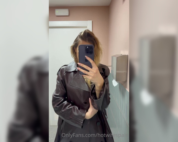 Eva Lex aka Hotwifespain OnlyFans - What if I show up to our date like this in a coat with nothing but a bra and panties underneath