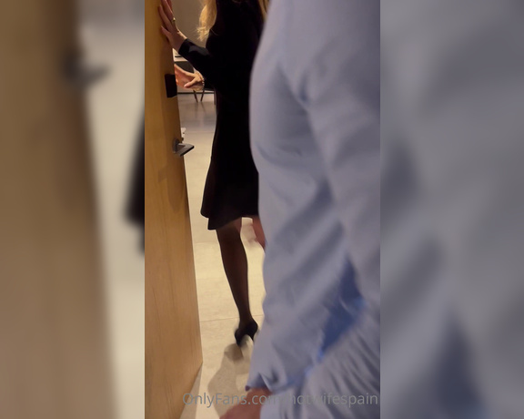 Eva Lex aka Hotwifespain OnlyFans - An unexpected meeting in a hotel bar turned into a passionate threesome with anal in the room