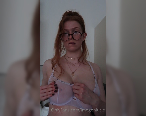 Imogen Lucie aka Imogenlucie OnlyFans - Love how hard my nipples are for you baby