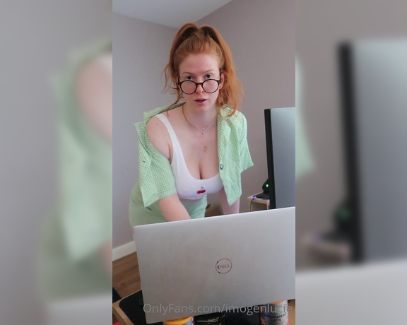 Imogen Lucie aka Imogenlucie OnlyFans - PART 1 slutty secretary roleplay you ask me to m33t you in the staff room