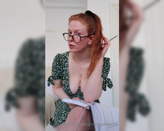 Imogen Lucie aka Imogenlucie OnlyFans - Cheeky little preview to help set the scene FULL JOI is in your DM’s
