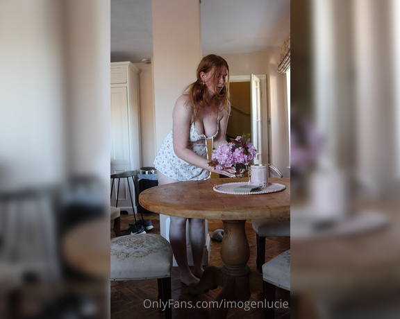 Imogen Lucie aka Imogenlucie OnlyFans - Are you looking up my dress!