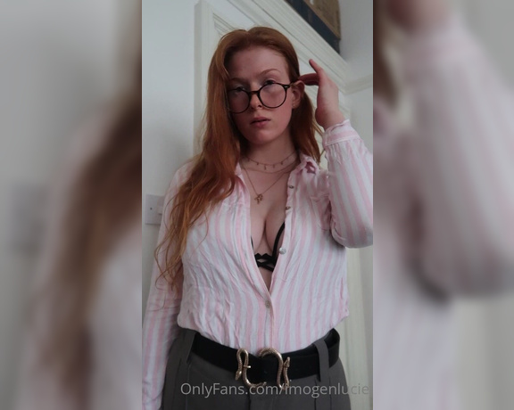 Imogen Lucie aka Imogenlucie OnlyFans - Slutty secretary has got to be one of my fave roleplays like FUCK yes let’s be bad and let me suck
