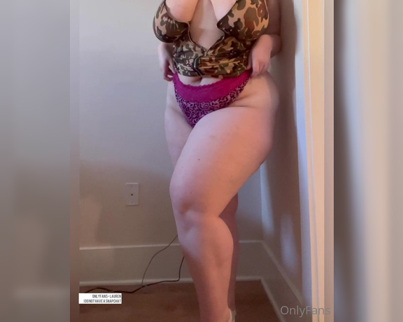 Lauren aka Amouredelavie OnlyFans - You know you wanna spank my fat ass