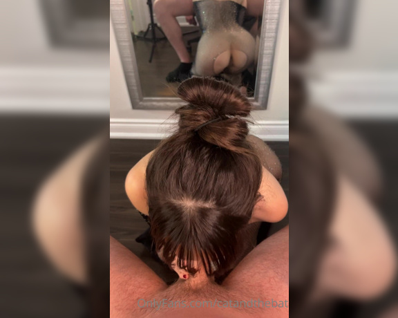 chrissy xo aka Catandthebat OnlyFans - This is a little extra for you 2 angles but the 2nd video has some extra footage in the beginning 1